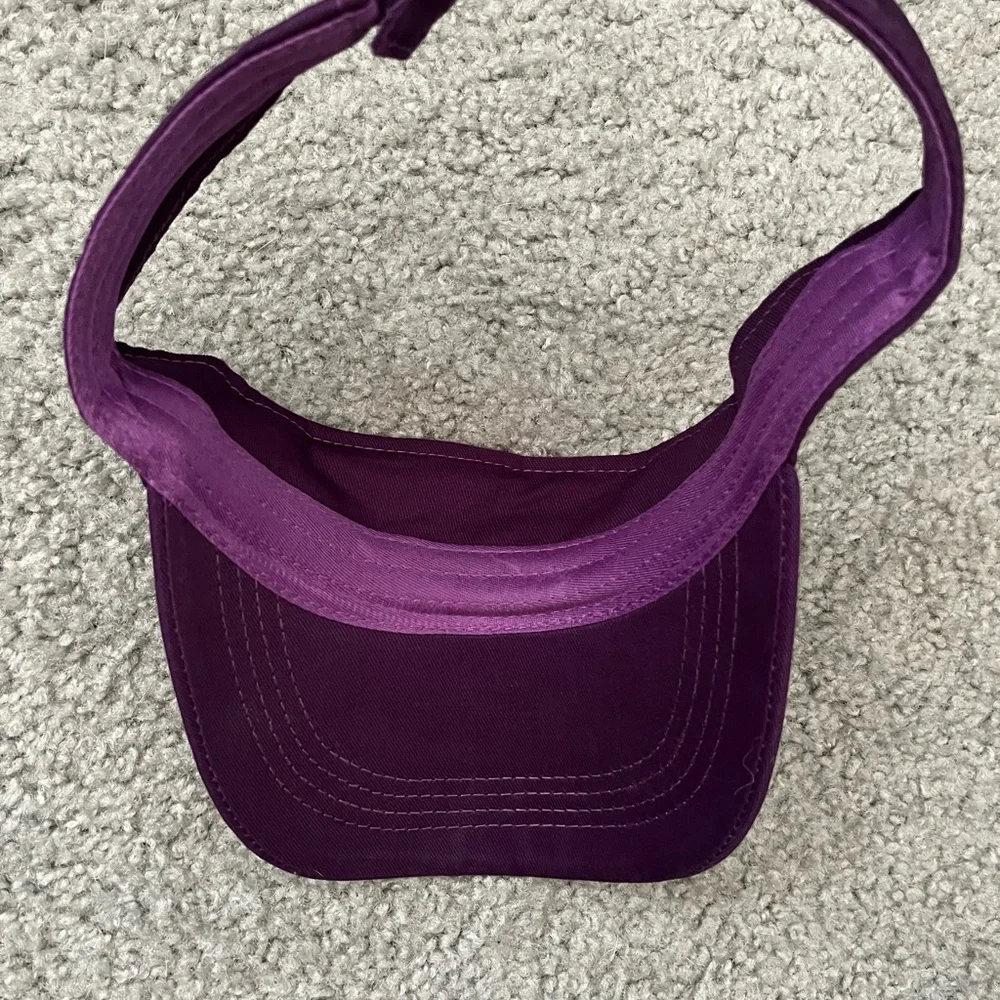 Purple Embroidered LPGA*USGA Girls Golf Visor - Picture 4 of 4